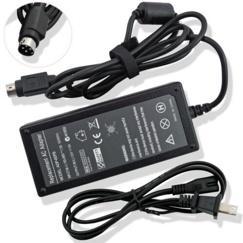 12v 4-pin Din Ac Power Adapter Charger Supply For Sanyo Clt2054 Lcd Tv Monitor