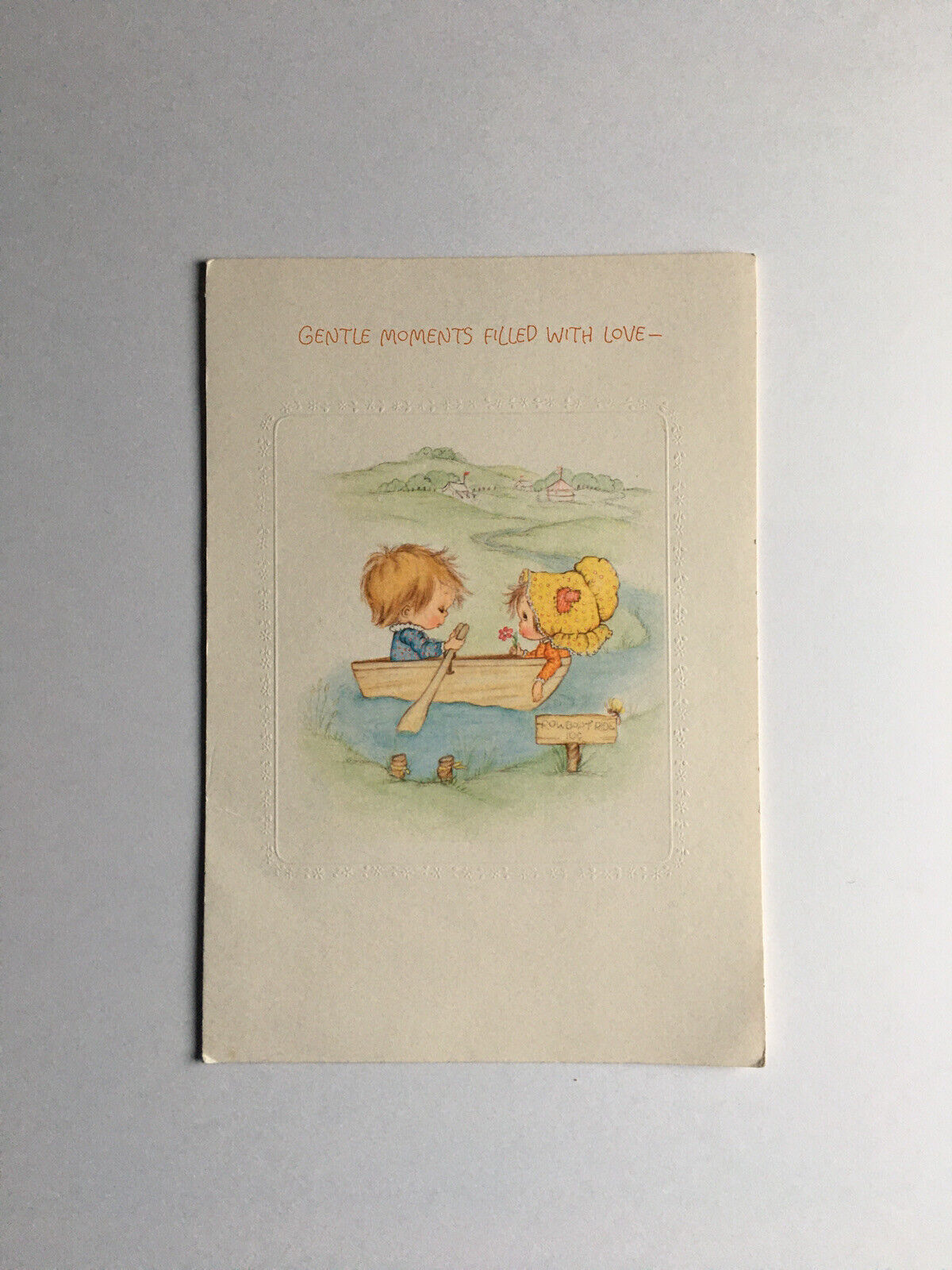 Vintage 1980 Betsey Clark Anniversary Greeting Card Unused