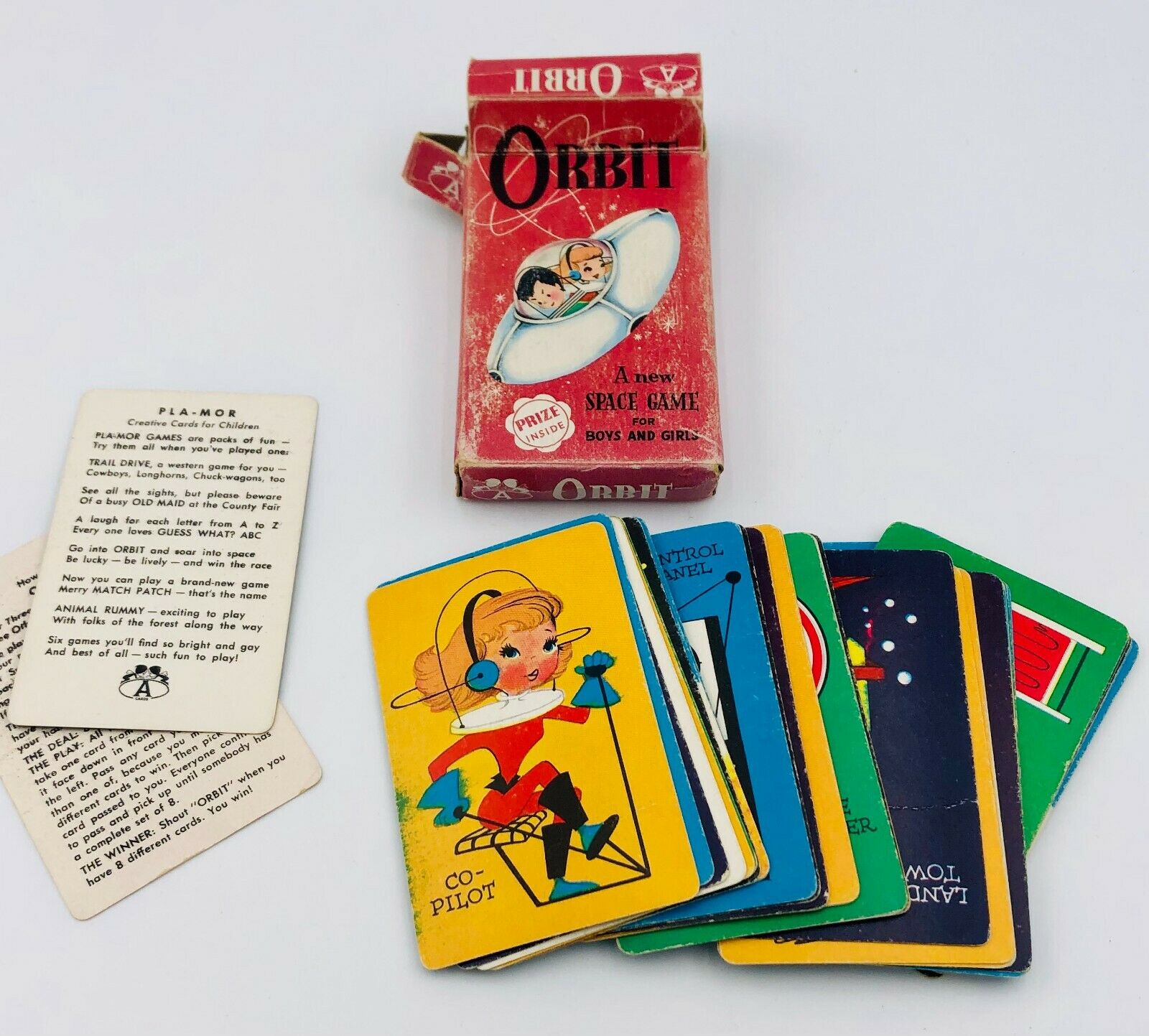 Arrco Playing Card Co. - Orbit Card Game - Complete Set Of Cards In Box