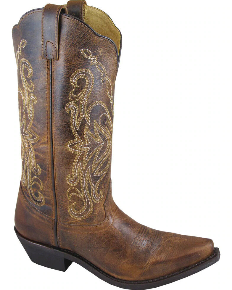 Smoky Mountain Boots Women's Madison, Western, Size 7.5, Brown/black