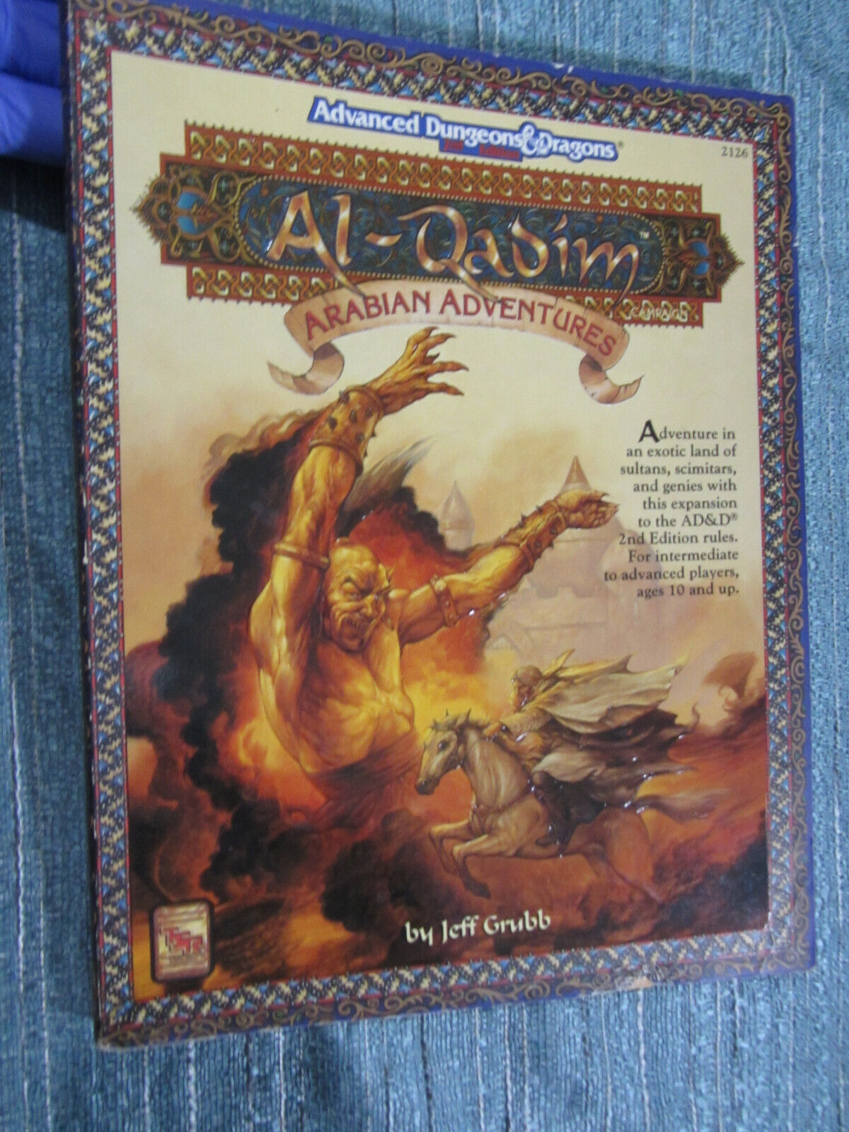 Advanced Dungeons And Dragons Al-qadim Campaign Setting Sourcebook Vintage