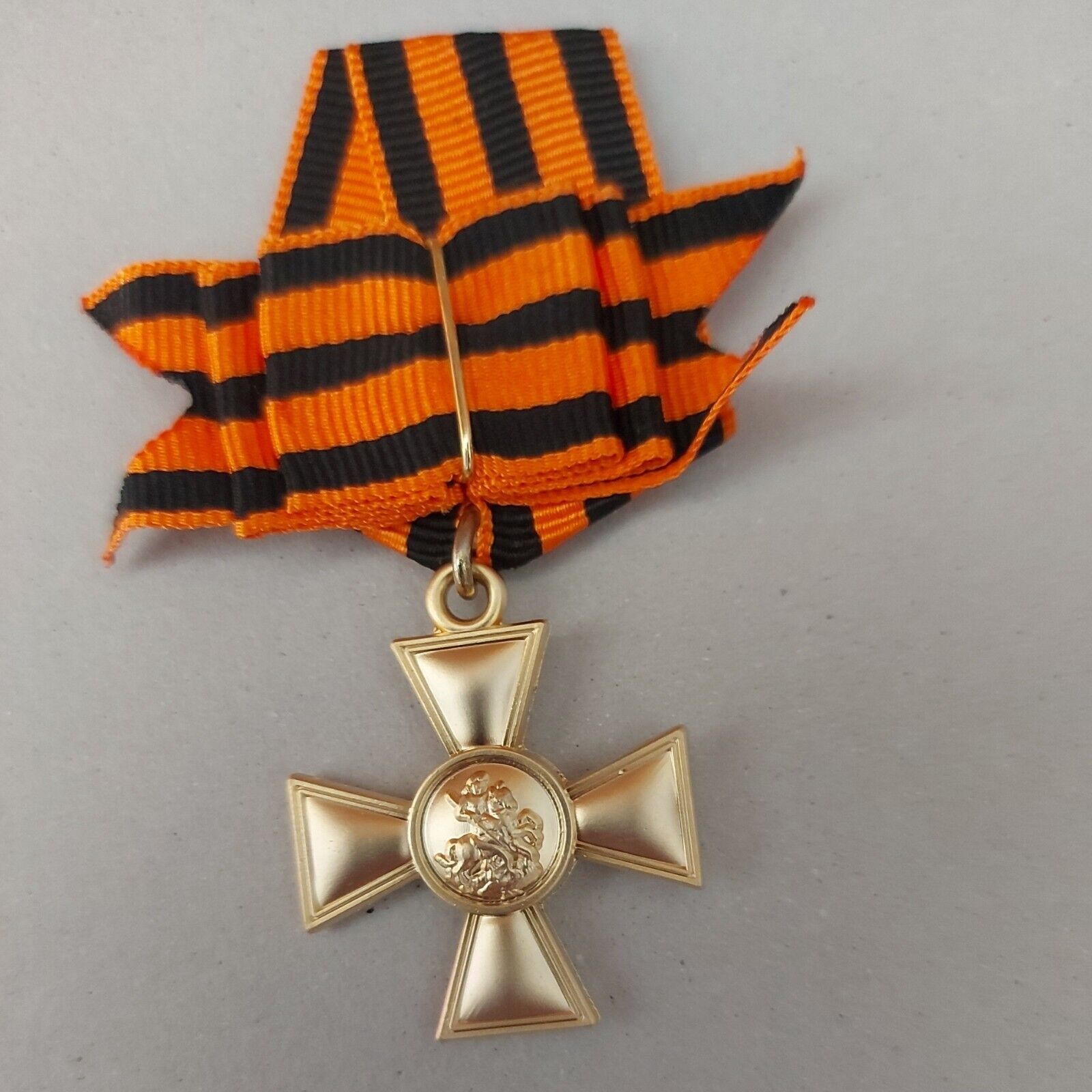 Awards Russian Empire Order Medal Cross  Of St. George With Bow 1 St Copy
