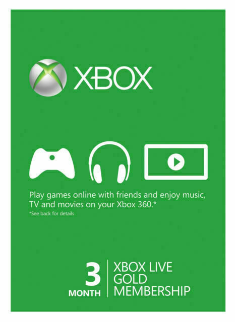 Microsoft - Xbox Live Gold 3 Month Membership