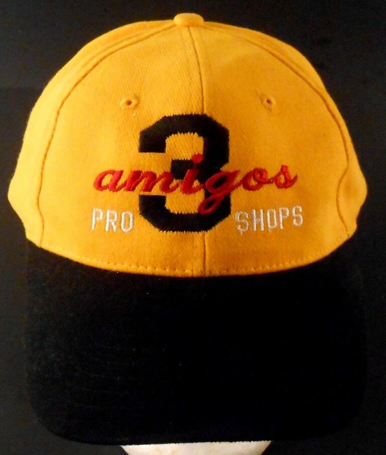 Three Amigos Pro Shop Lady Lake Florida Fl Bowling Strapback Cap Hat