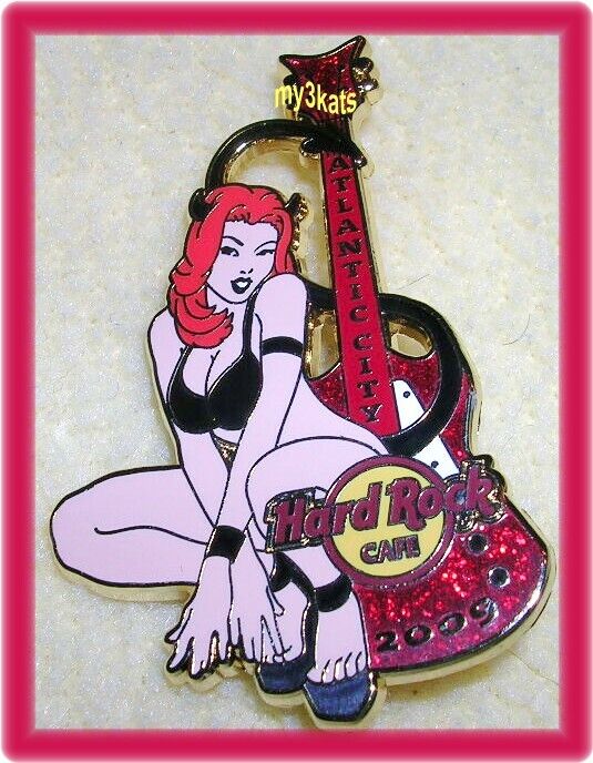 Hard Rock Cafe Atlantic City City Sexy Devil Girl Pin 2009