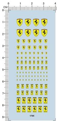 Decals Ferrari For Different Scales Model Kits  1765