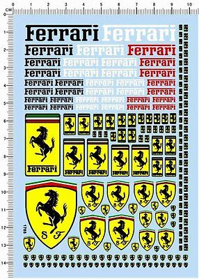 1/12 1/18 1/24 1/20 1/43 Decals Ferrari 1705