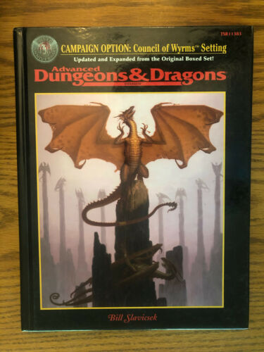 Campaign Option: Council Of Wyrms Setting 1383 Ad&d 2e 1999 Silver Anniversary