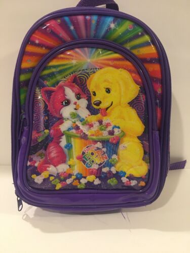 Lisa Frank Vintage Packpack Lunch Bag Rainbow Matinee Puppy Kitten Kaylen Casey