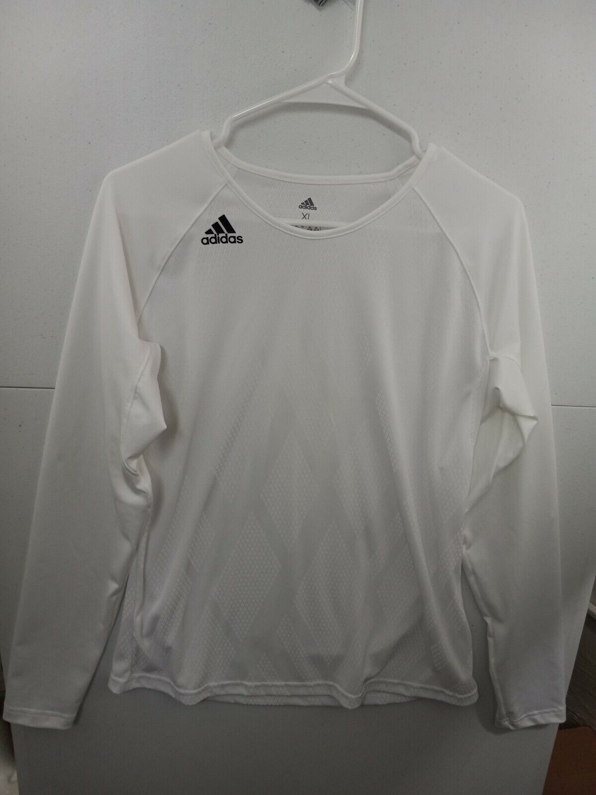 Adidas Quickset Long Sleeve Volleyball Jersey Shirt White Womens Xl Unworn