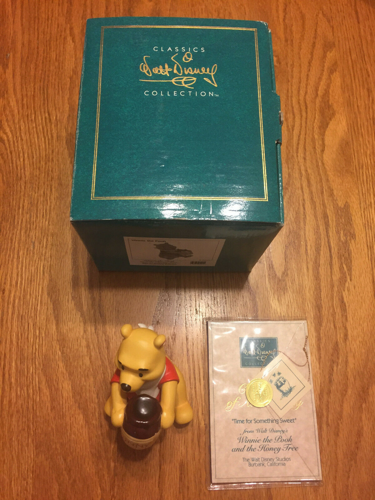 1996 Disney Wdcc Winnie The Pooh Honey Tree Membership Gift Sculpture Coa
