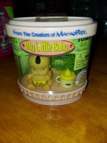 New Vintage Tomy My Little Baby Micropets Interactive  Doll Sydney The Nature