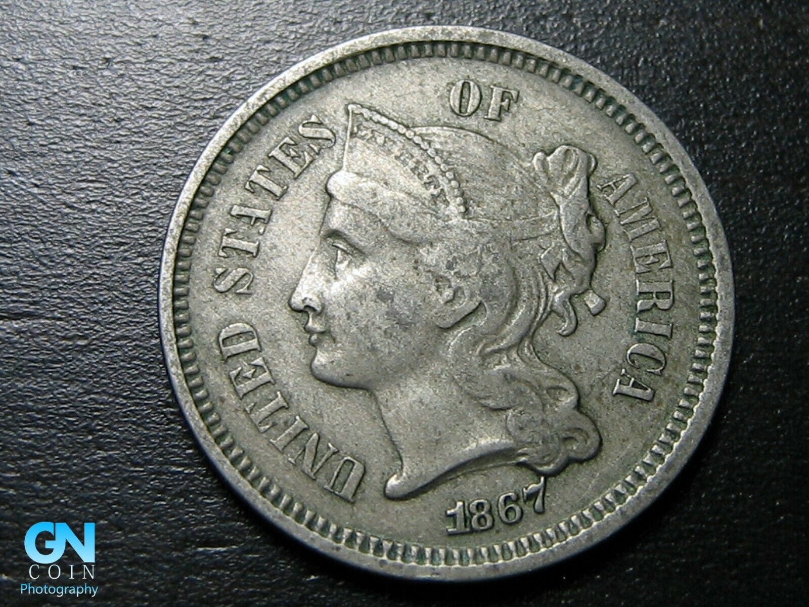 1867 3 Cent Nickel Piece  --  Make Us An Offer!  #k1029