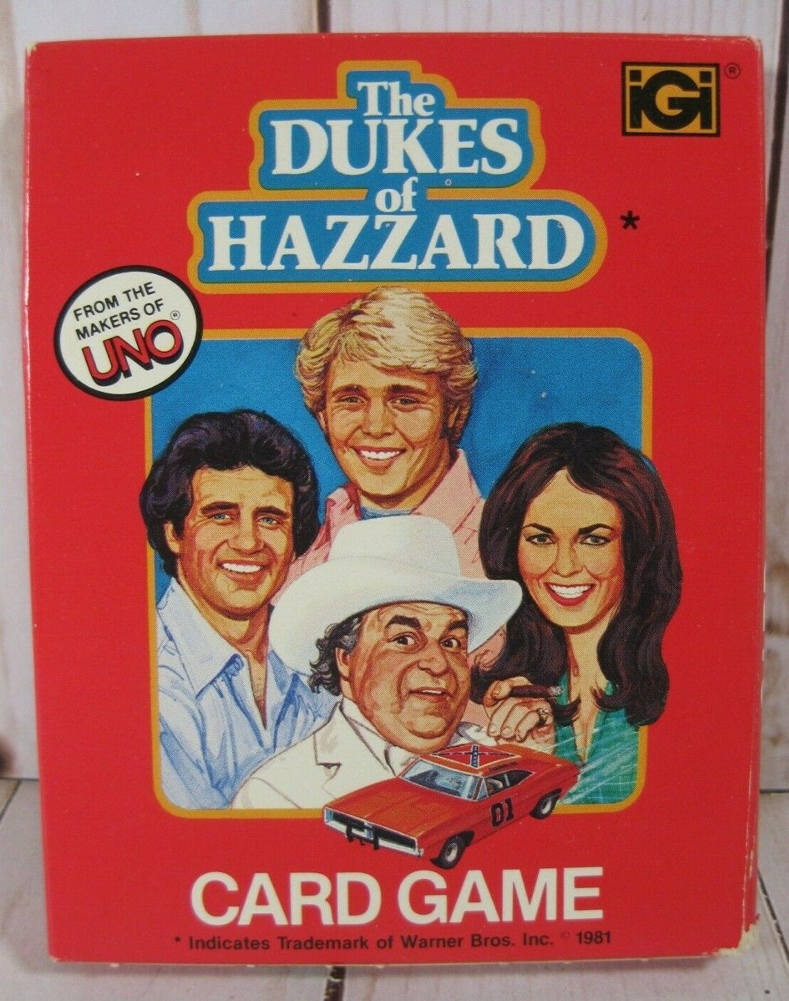 Dukes Of Hazard Card Game Igi With Instructions Family Brand New Vintage 1981