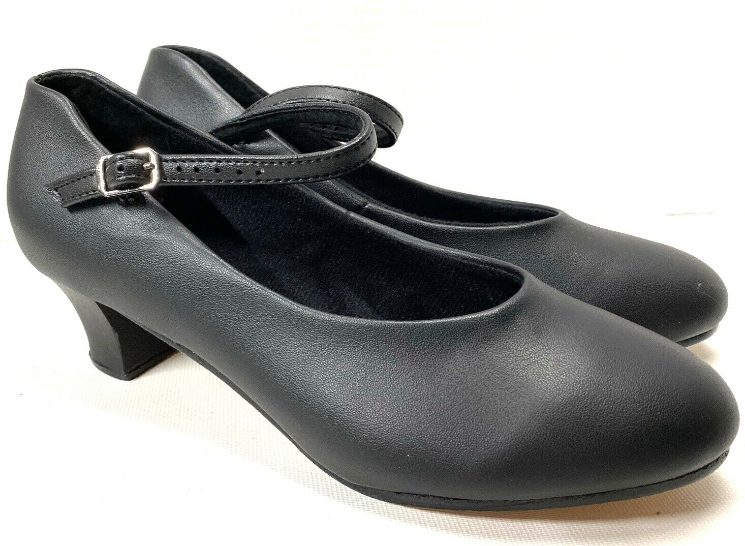 Balera Women's Black Character Shoes Mary Jane Size Size 7 Leather Nice Shape