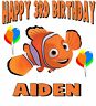 Personalized Custom Finding Nemo Birthday T Shirt Party Favor Gift