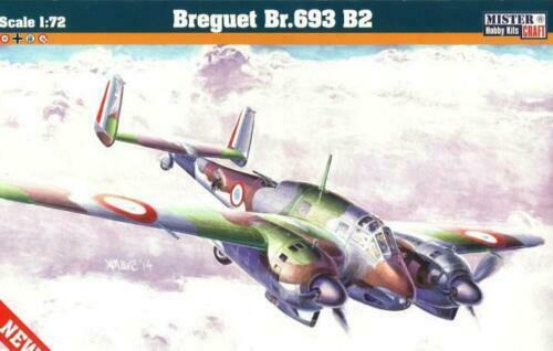Breguet Br 693 Ab2 (french, Italian, Vichy & Luftwaffe Mkgs) 1/72 Mistercraft