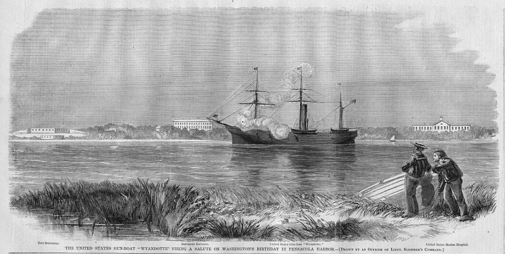 Pensacola, Florida, United States Civil War Gun-boat