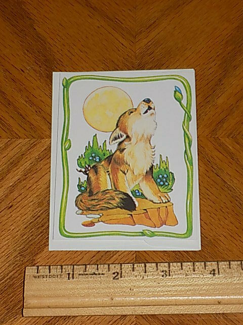 Unused Gift Card "coyote Pup Howling"    Alton Langford Art