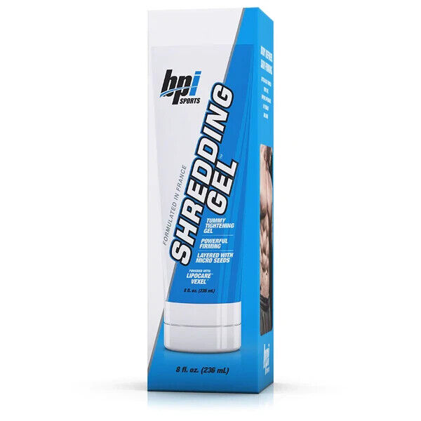 Bpi Sports Shredding Gel 8fl Oz Tummy Tightening Gel Lipocare Vexel Firm & Tone
