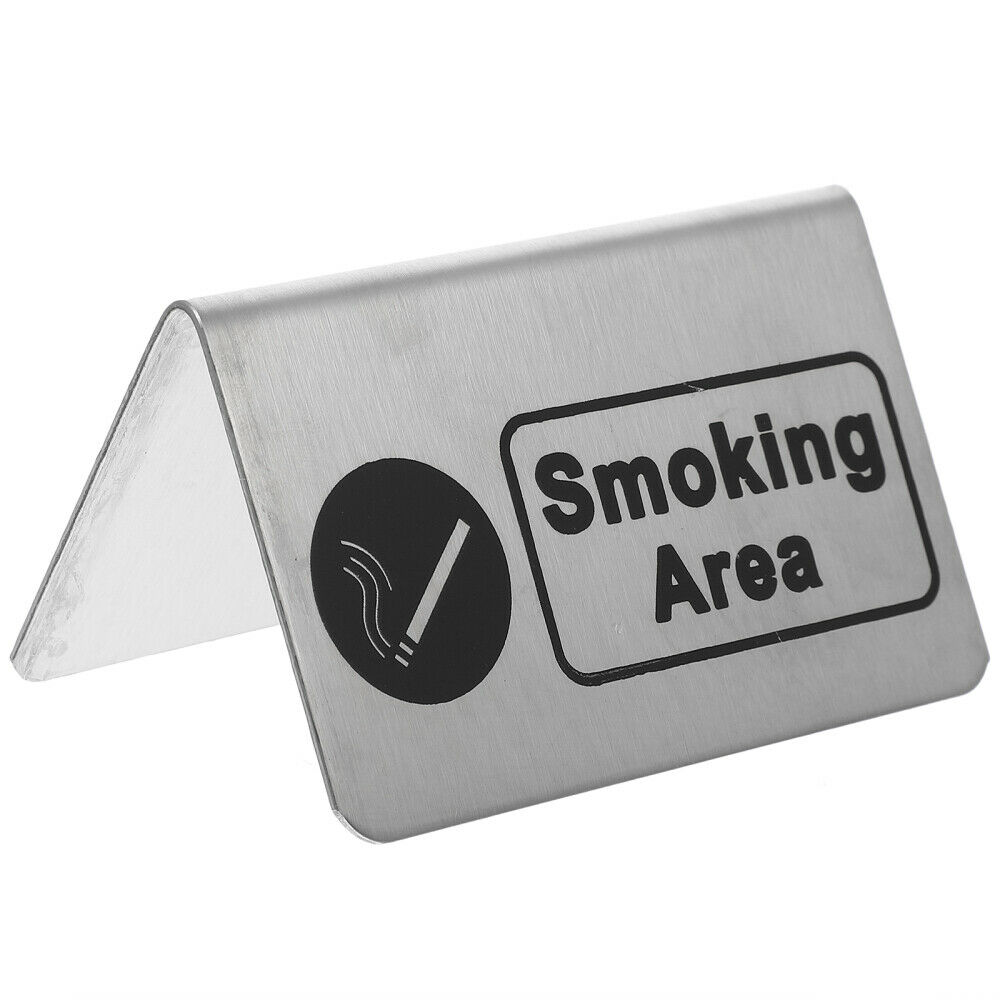 1pc Fine Chic Smoking Sign Smoking Area Sign For Restaurant Mall