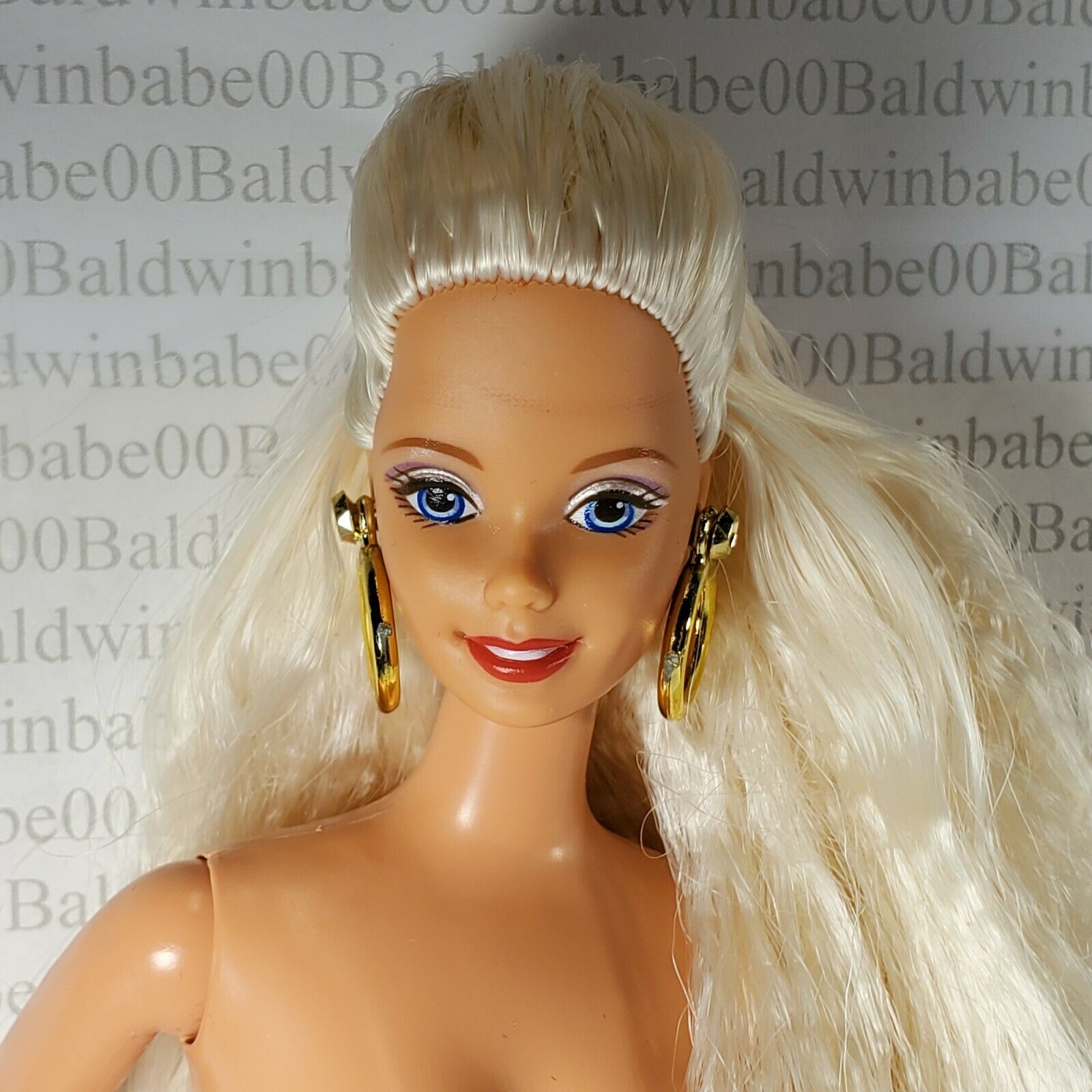 (e8) ~ Nude Barbie Blonde Halloween Party Pirate Superstar Fashion Doll For Ooak