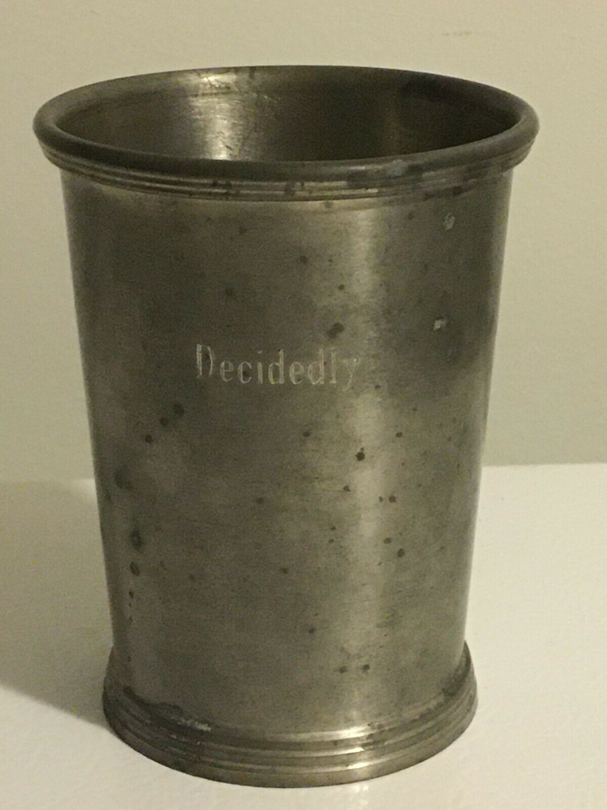 Vtg Personalized Engraved 1962 Decidedly Kentucky Derby Winner Mint Julep Cup