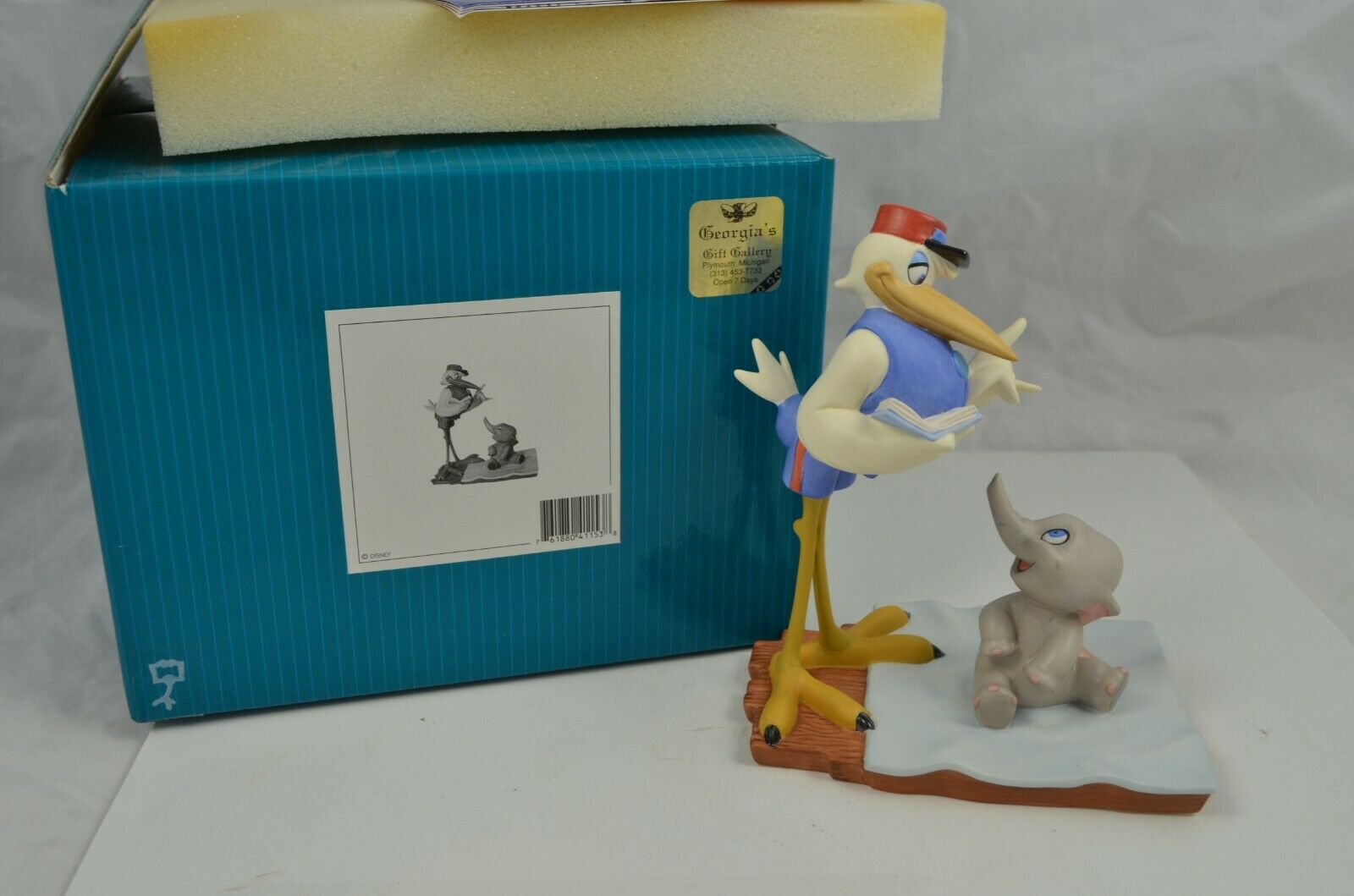 Walt Disney Classic Collection Bundle Of Joy Dumbo 15020185 Messenger Stork Wdcc