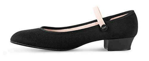 Bloch Women's Accent Character Shoes, Black, Size 9.0 En63