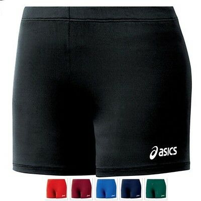 Genuine Asics 4" Court Women's Volleyball Spandex Shorts, Colors Bt936 Free Ship