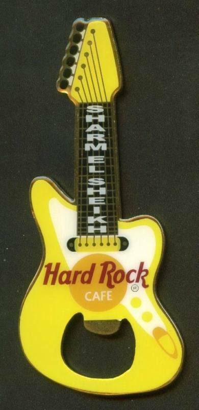 Hard Rock Cafe Sharm El Sheikh Bottle Opener Guitar Mag