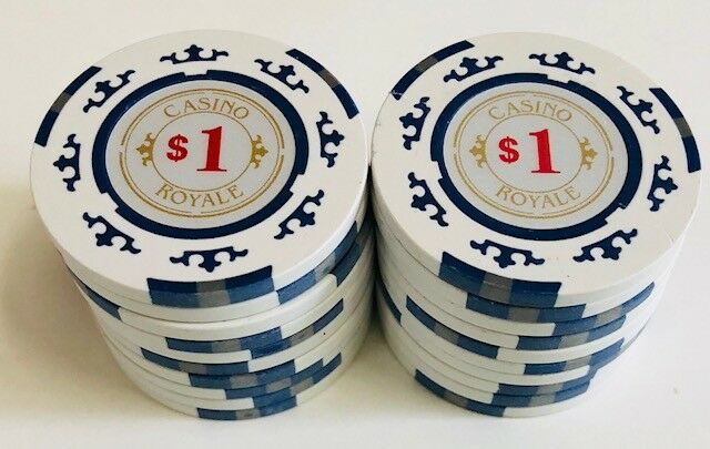 (25) $1 Casino Royale Poker Chips
