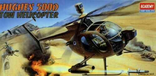 Academy 1/48 Hughes 500d Tow Defender Helicopter #12250 *sealed*