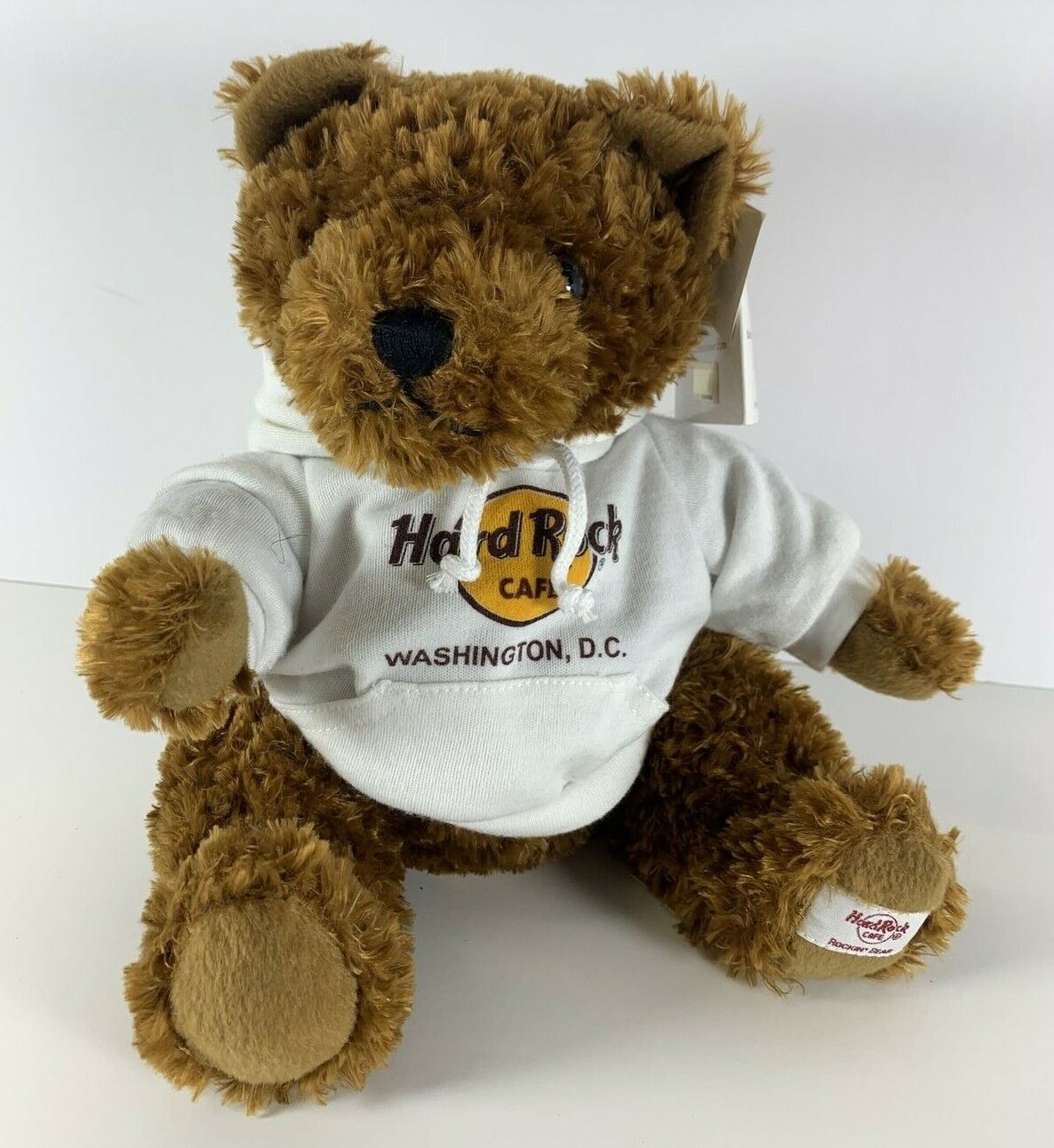 2009 Hard Rock Limited Ed. Herrington Teddy Bear W/hoodie Washington D.c. W/tags