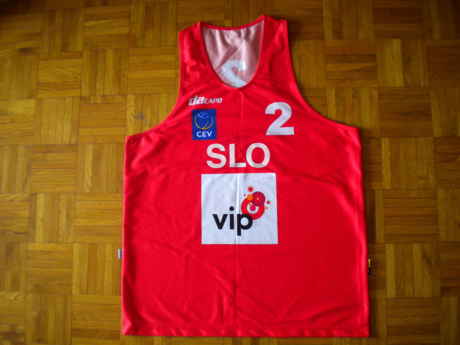 Beach Volley #2 Slovenia National Team Jersey Dacapo Size Xl