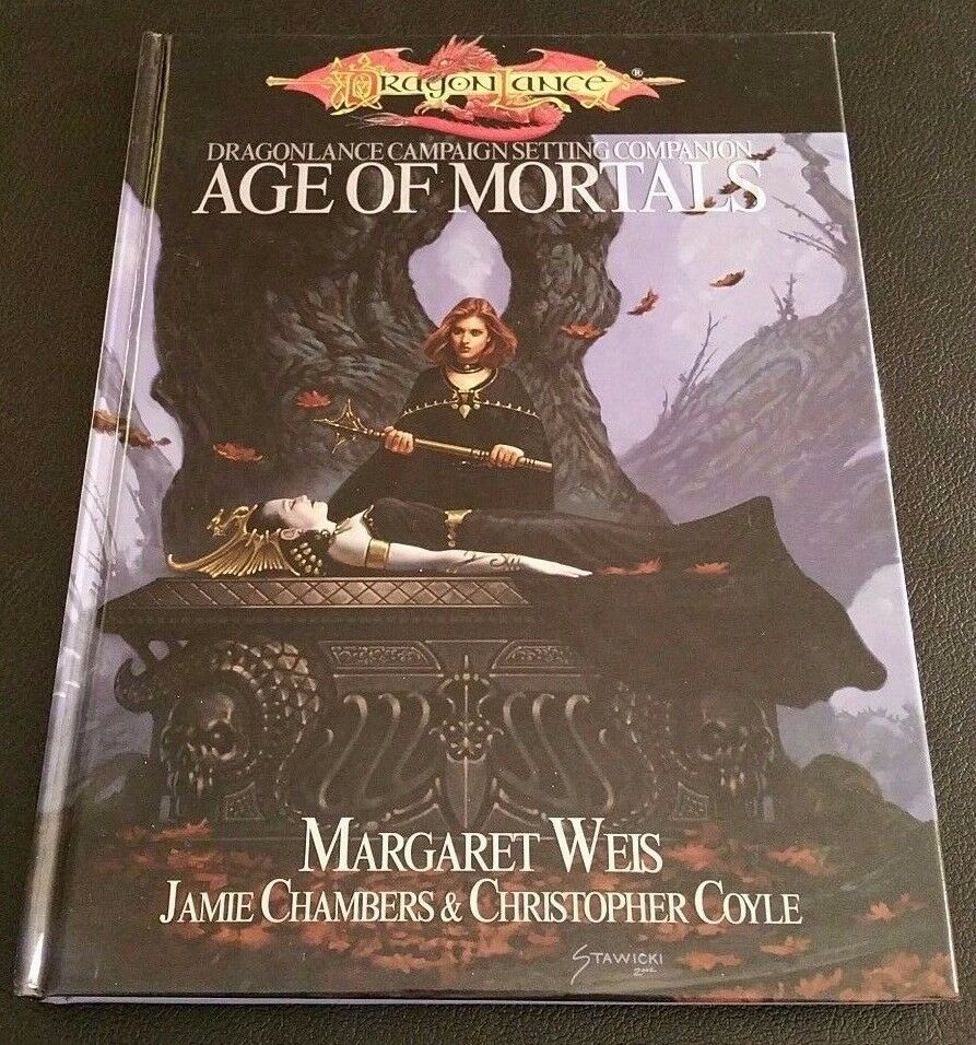 D&d 3.5 2003 Dragonlance Age Of Mortals Dungeons And Dragons D20 Hc Svp-4001 New